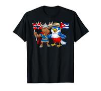 Norvège Cuba Racines Drapeau Norvégien Fier Héritage Cubain T-Shirt