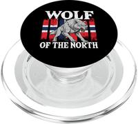 Norvège Loup du Nord Scandinave PopSockets PopGrip pour MagSafe