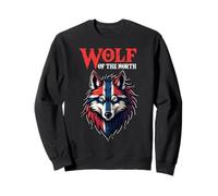 Norvège Loup du Nord Scandinave Sweatshirt