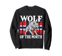 Norvège Loup du Nord Scandinave Sweatshirt
