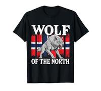 Norvège Loup du Nord Scandinave T-Shirt