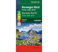 Carte routière n° 3 - Norvège Nord (autour de Narvik) | Freytag & Berndt