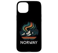 Norvège Norvégien Tromso Northern Lights Snow Retro Oslo 47 Coque pour iPhone 15 Plus