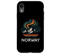 Norvège Norvégien Tromso Northern Lights Snow Retro Oslo 47 Coque pour iPhone XR