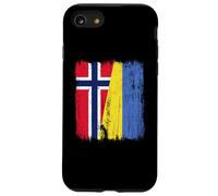Norvège Ukraine Demi Drapeau Norvégien Ukrainien Heritage Coque pour iPhone SE (2020) / 7/8