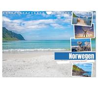 Norvège - Une destination de voyage de rêve (calendrier mural 2026 DIN A4 paysage) - Calendrier mensuel CALVENDO