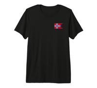 Norway Flag Norge Scandinavian Nordic Cross Oslo T-Shirt Haut de Gamme
