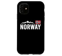 Norway Flag, Outdoor Travel, Ice Hockey Team Mountain Coque pour iPhone 11