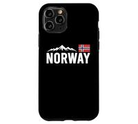 Norway Flag, Outdoor Travel, Ice Hockey Team Mountain Coque pour iPhone 11 Pro