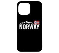 Norway Flag, Outdoor Travel, Ice Hockey Team Mountain Coque pour iPhone 13 Pro Max