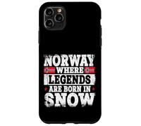 Norway Legends Born in Snow Design pour Norwegian Coque pour iPhone 11 Pro Max