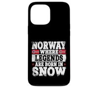 Norway Legends Born in Snow Design pour Norwegian Coque pour iPhone 13 Pro Max