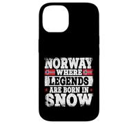 Norway Legends Born in Snow Design pour Norwegian Coque pour iPhone 14