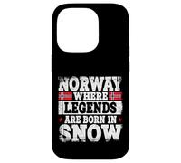 Norway Legends Born in Snow Design pour Norwegian Coque pour iPhone 14 Pro