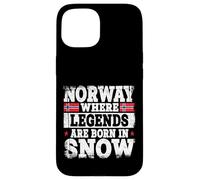 Norway Legends Born in Snow Design pour Norwegian Coque pour iPhone 15