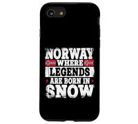 Norway Legends Born in Snow Design pour Norwegian Coque pour iPhone SE (2020) / 7/8