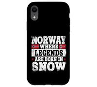 Norway Legends Born in Snow Design pour Norwegian Coque pour iPhone XR