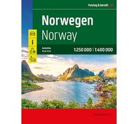 Atlas routier de Norvège 1:250 000 – 1:400 000 – Freytag & Berndt