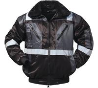 Feldtmann Veste de pilote 4 en 1 Kirkenes taille M noir/gris 60 % CO / 40 % PES Feldtmann Quantité:1