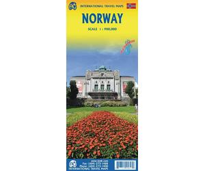 Norway waterproof Echelle 1 : 900 000 - Collectif - Itm Publishing - broché - Atlas / carte
