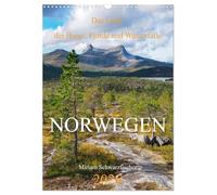 Norwegen - Das Land der Berge, Fjorde und Wasserfälle (Wandkalender 2026 DIN A3 hoch), CALVENDO Monatskalender: Norwegens Natur Eindrücke von Meer bis zum Gipfel
