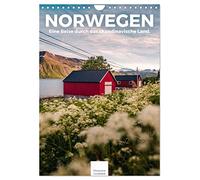 Norwegen - Eine Reise durch das skandinavische Land. (Wandkalender 2026 DIN A4 hoch), CALVENDO Monatskalender: Erstaunliche Einblicke in das wunderschöne Norwegen.