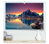 Norwegen (hochwertiger Premium Wandkalender 2026 DIN A2 quer), Kunstdruck in Hochglanz: Landschaften in Nord Norwegen auf den Lofoten und Vesteralen