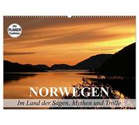 Norwegen. Im Land der Sagen, Mythen und Trolle (Wandkalender 2026 DIN A2 quer), CALVENDO Monatskalender: Die landschaftliche Schönheit des Königreiches Norwegen