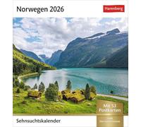 Norwegen Sehnsuchtskalender 2026 - Wochenkalender mit 53 Postkarten: Urlaubsträume in einem Tischkalender im Postkartenformat. Jede Woche neue ... in einen Foto-Kalender. Auch zum Aufhängen