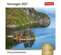 Norwegen Sehnsuchtskalender 2027 - Wochenkalender mit 53 Postkarten: Urlaubsträume in einem Tischkalender im Postkartenformat. Jede Woche neue ... in einen Foto-Kalender. Auch zum Aufhängen