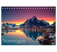 Norwegen (Tischkalender 2026 DIN A5 quer), CALVENDO Monatskalender: Landschaften in Nord Norwegen auf den Lofoten und Vesteralen