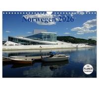 Norwegen und seine Schönheiten 2026 (Wandkalender 2026 DIN A4 quer), CALVENDO Monatskalender: Im Kalender sehen Sie Fotos von einigen Sehenswürdigkeiten im Süden Norwegens