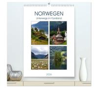 Norwegen - Unterwegs im Fjordland (hochwertiger Premium Wandkalender 2026 DIN A2 hoch), Kunstdruck in Hochglanz: Westnorwegen und seine Fjorde