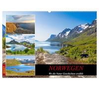 Norwegen Wo die Natur Geschichten erzählt (Wandkalender 2027 DIN A2 quer), CALVENDO Monatskalender: Magie des Nordens