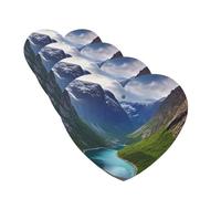 Norwegian Fjords Lot de 4 cartes de désodorisants de voiture personnalisés pour homme et femme - Tablettes d'aromathérapie - Cartes parfumées à suspendre pour armoire de salle de bain