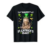 Norwegian Forest Cat Happy St Catricks Day St Patricks Day T-Shirt