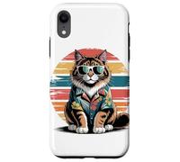 Norwegian Forest Cat Lunettes De Soleil Hawaï Plage Été Coque pour iPhone XR