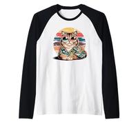 Norwegian Forest Cat Lunettes De Soleil Hawaï Plage Été Manche Raglan