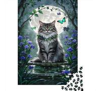 Norwegian Forest Cat Puzzle 1000 Pcs Patience Et De Réflexion Adulte - Puzzle Jeu D'Intelligence Cadeau Intéressants 1000pcs (75x50cm)