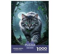 Norwegian Forest Cat Puzzles 1000 Pieces Cadeau Unique Jeu Éducatif Défi Jouet À De Qualité Supérieure Peinture Art pour Adultes Et Enfants À Partir De 12 Ans 70x50cm/1000pcs