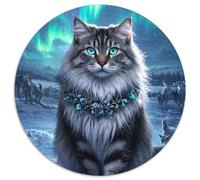 Norwegian Forest Doux Paysage Puzzle 1000 Pièces Cadeau Unique Jeu ÉduDoux paysageif Challenge Toy À De Qualité Supérieure Peinture Art pour Adultes Et Enfants À Partir De 14 Ans (67.5x67.5cm)