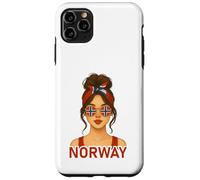 Norwegian Girl Norway Flag Norwegian Girlfriend Wife Coque pour iPhone 11 Pro Max