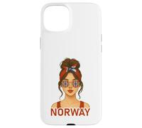 Norwegian Girl Norway Flag Norwegian Girlfriend Wife Coque pour iPhone 15 Plus