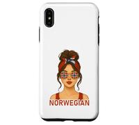 Norwegian Girl Norway Flag Norwegian Girlfriend Wife Coque pour iPhone XS Max
