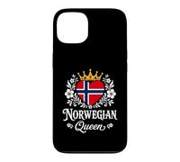 Norwegian Queen Norway Flag Proud Norwegian Woman Coque pour iPhone 13