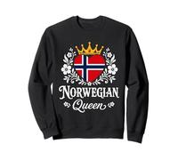 Norwegian Queen Norway Flag Proud Norwegian Woman Sweatshirt