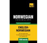 Norwegian vocabulary for English speakers - 7000 words
