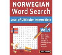 Norwegian Word Search - Level of Difficulty: Medium - Vol.1 - Delta Classics - Give Your Eyes a Rest with the Easiest to Read Puzzles on the Market!