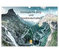 Norwegische Berg- und Fjordlandschaften (Wandkalender 2026 DIN A3 quer), CALVENDO Monatskalender: Norwegen, von Fjordnorwegen bis zu den Lofoten