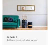 Miroir - Casa Chic by Blumfeldt Norwich - cadre en bois - 130 x 45 cm - Doré G